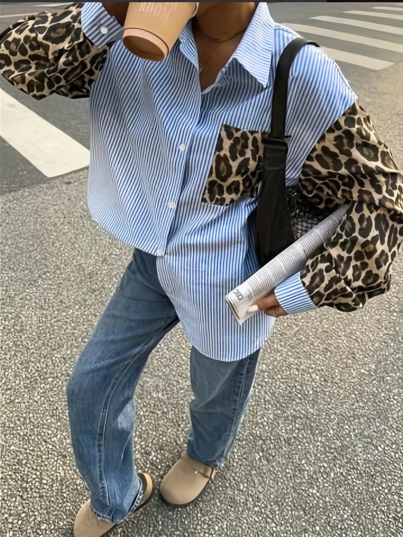 Isla V-Neck Casual Blouse