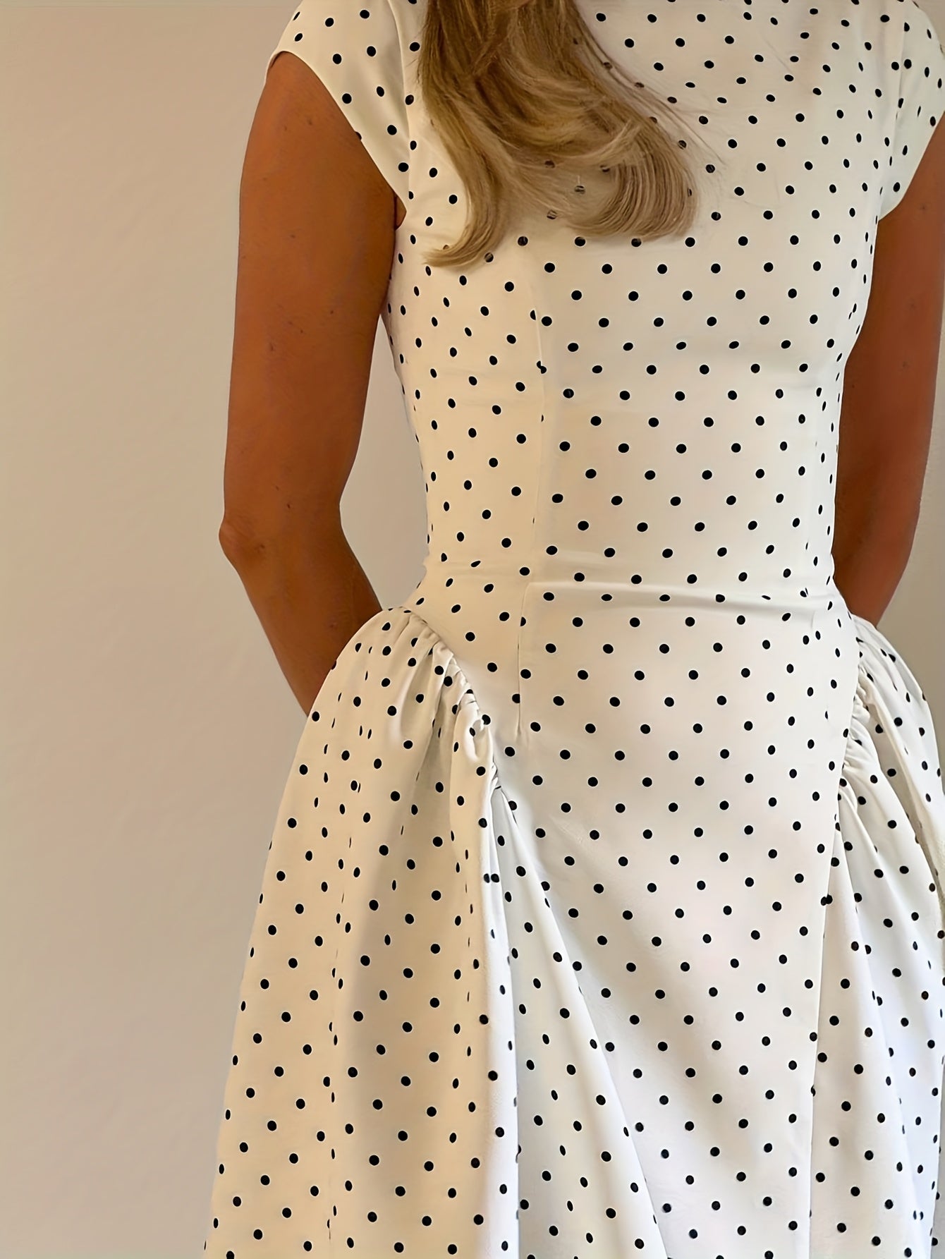 Charlotte Polka Dot Midi Dress