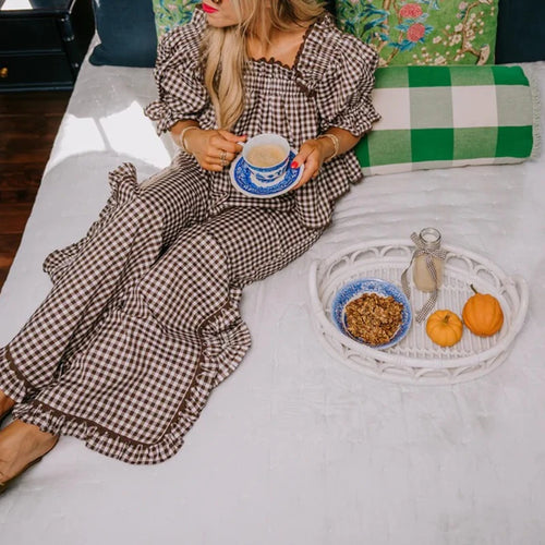 Ella Plaid Lounge Set
