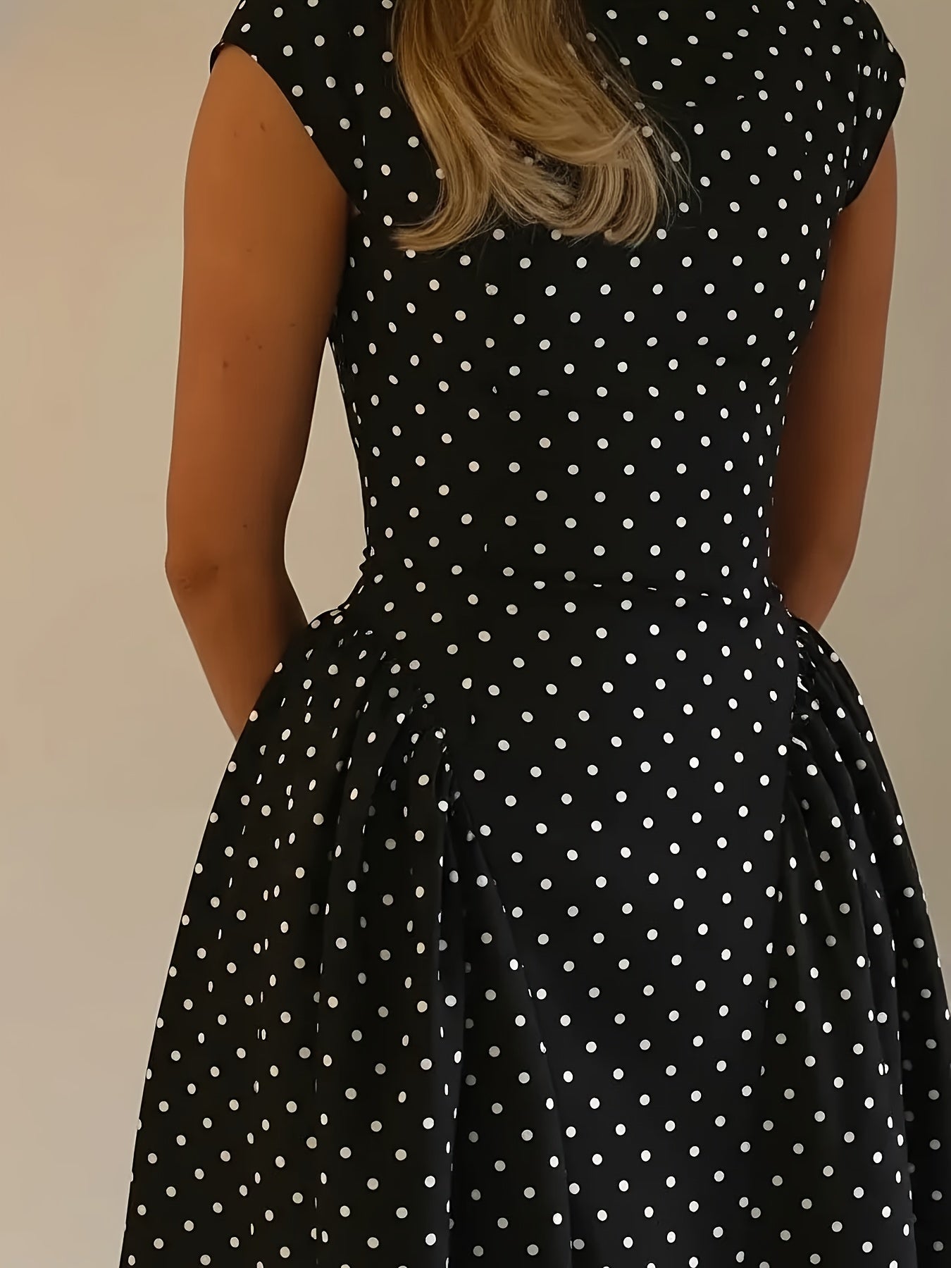 Charlotte Polka Dot Midi Dress